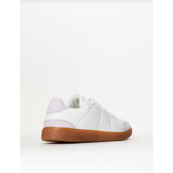 FabKids Lavender Fog Sneakers - Girls Size 5 - Picture 4 of 6